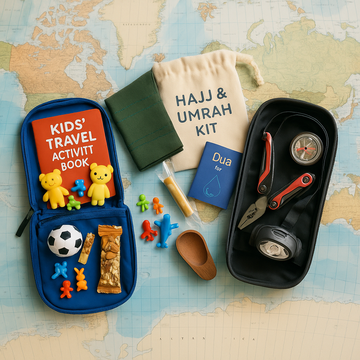 Pack Like a Pro: Your Guide to the Perfect Travel Kit for Kids, Hajj & Umrah, and Adventure Trips